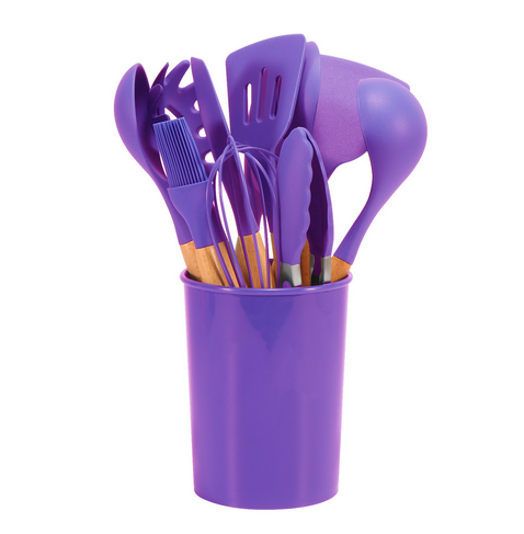 Set de Utensilios de Cocina de Silicona