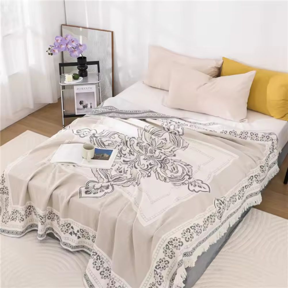 Couverture Boho Mandala en Coton Wander