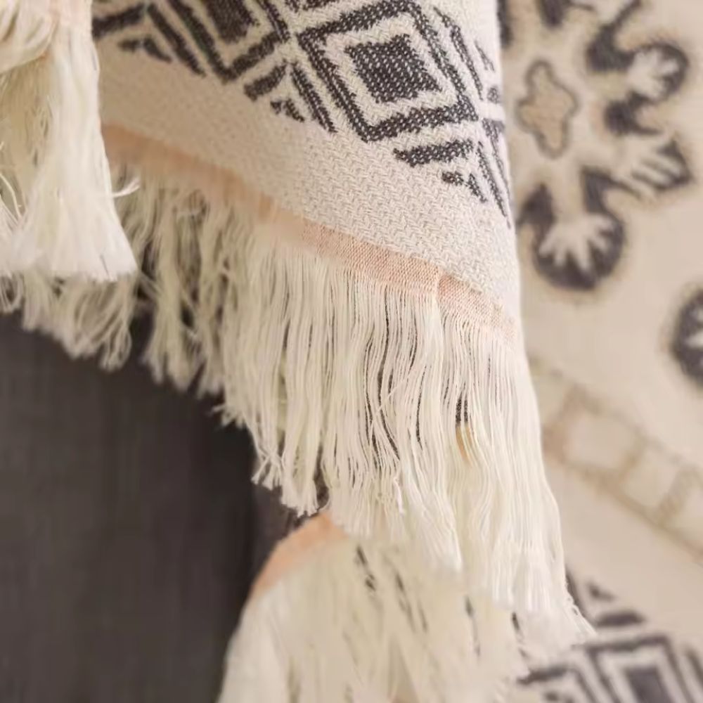 Couverture Boho Mandala en Coton Wander