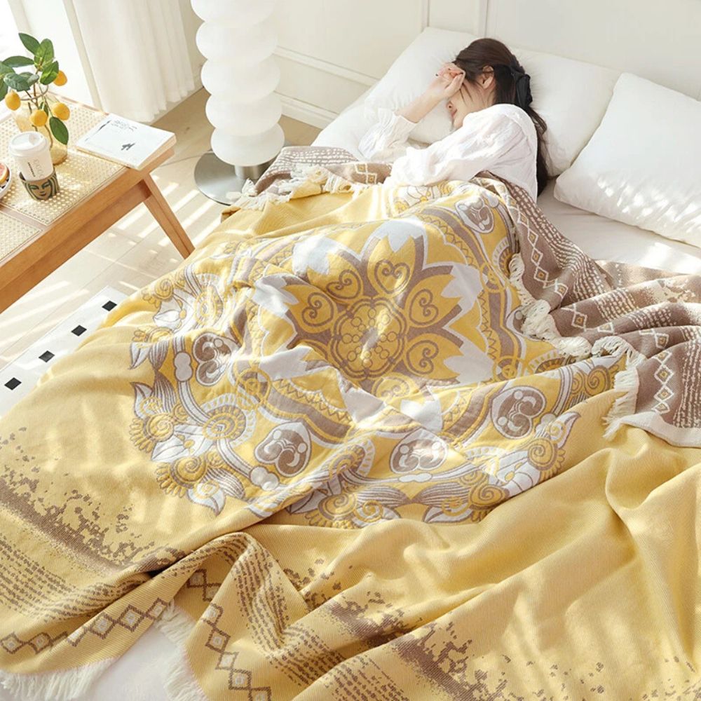 Bavlněná deka Wander Boho Mandala