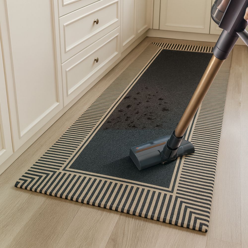 Zebra Stripe Soft Kitchen Runner Mat