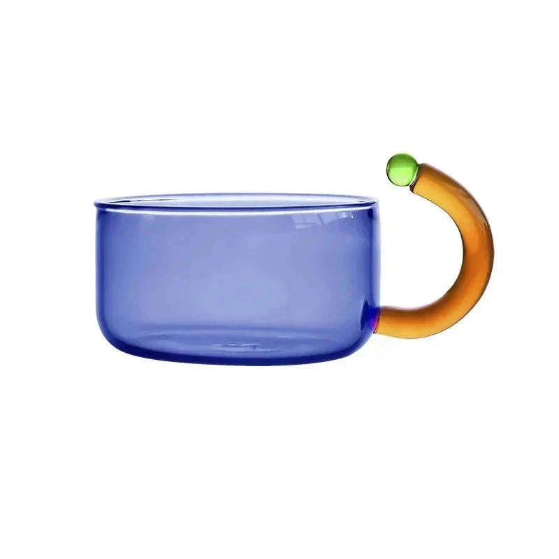 Bouilloire translucide en verre borosilicate avec tasses | Virelle Maison
