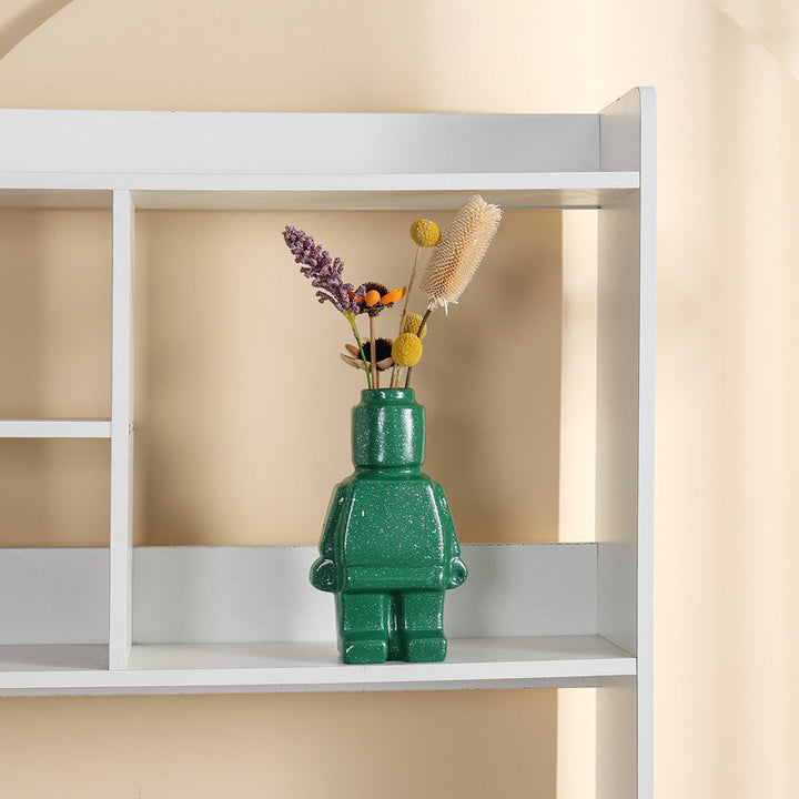 Robot z keramických květináčů - BrickBotanica