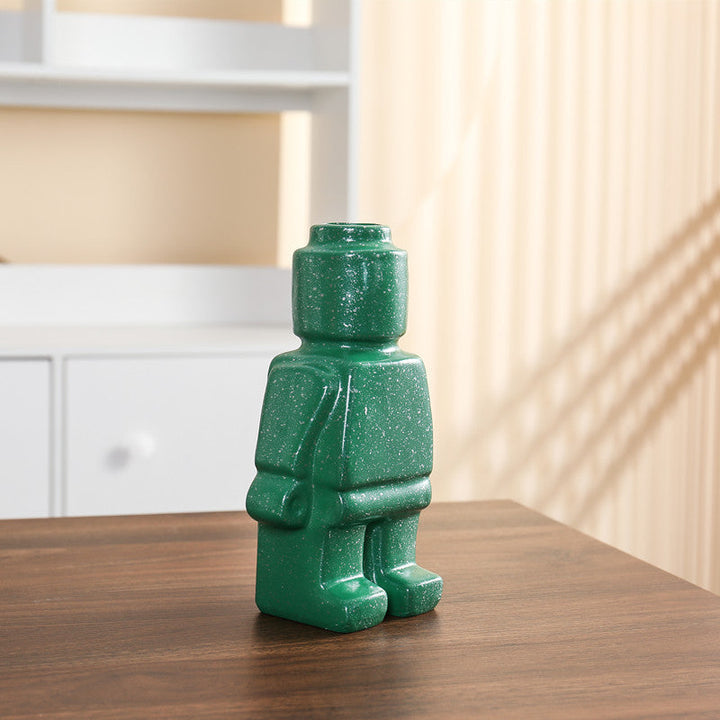 Robot z keramických květináčů - BrickBotanica