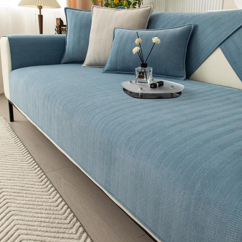 Housse antidérapante confortable pour votre canapé - SnugMat