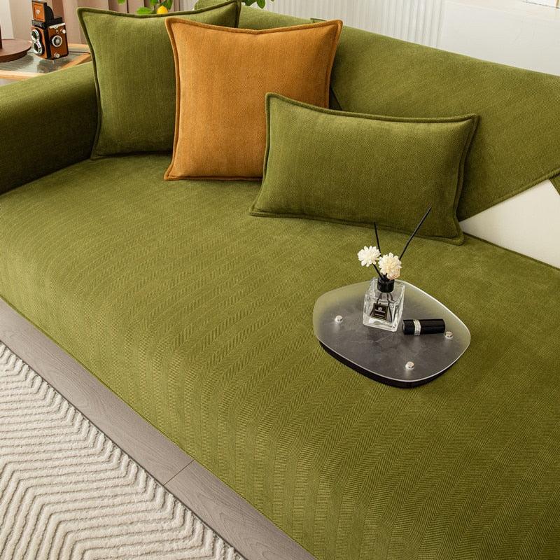 Housse antidérapante confortable pour votre canapé - SnugMat