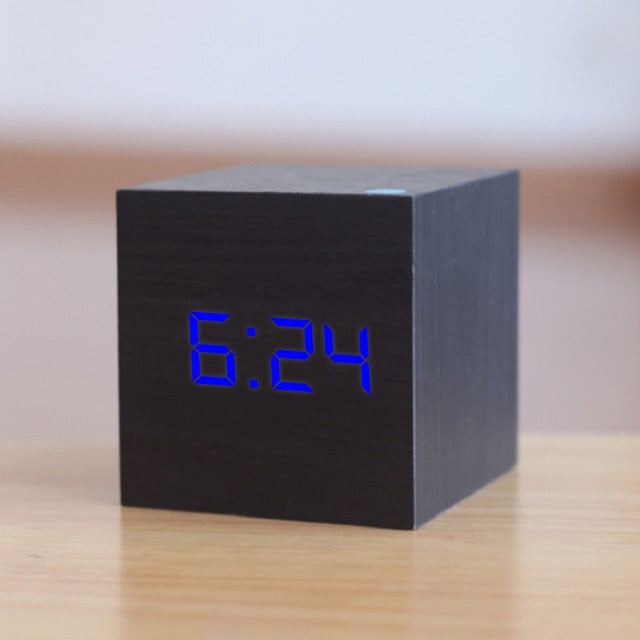 Réveil LED numérique – CubeGlow