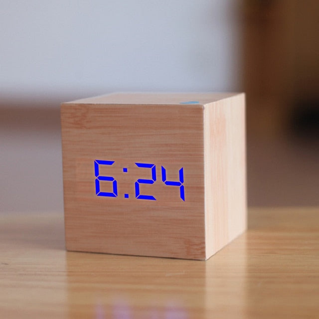 Réveil LED numérique – CubeGlow