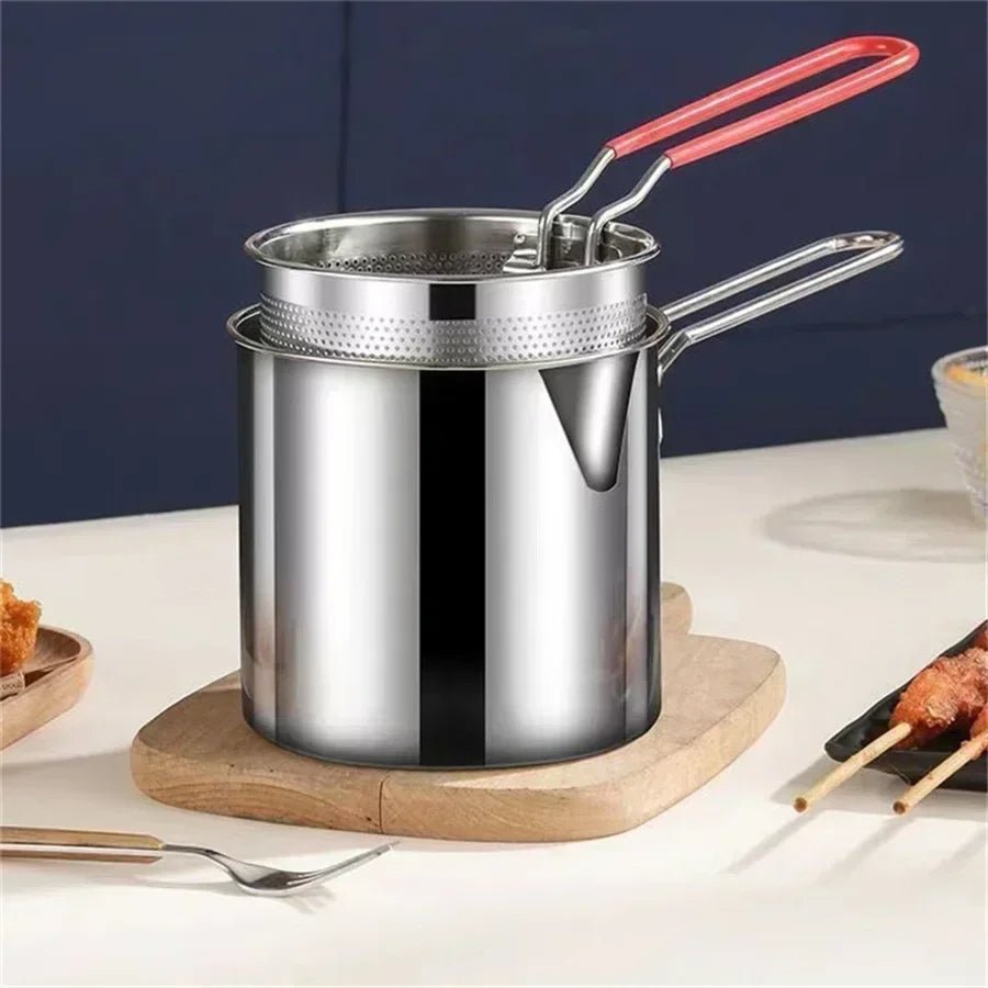 Friteuse compacte en acier inoxydable | Virelle Maison