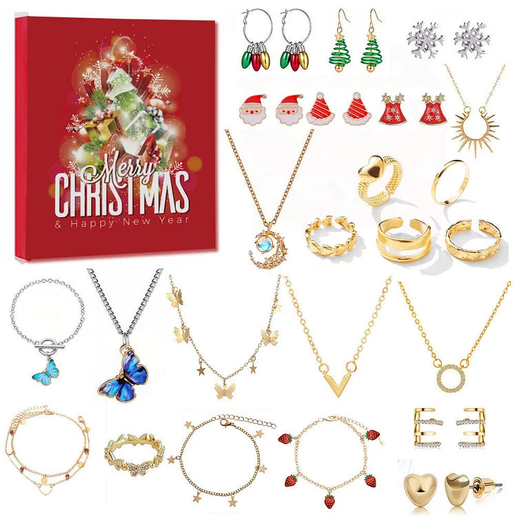 Gold/Silver Jewelry Advent Calendar - Livia