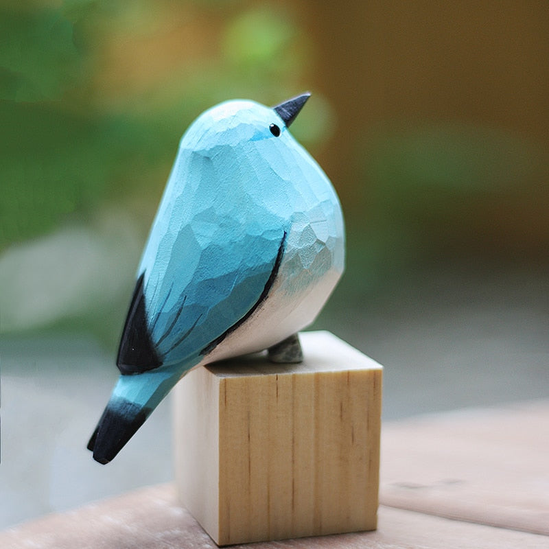 Uccelli in Legno Fatti a Mano - AuriBirds