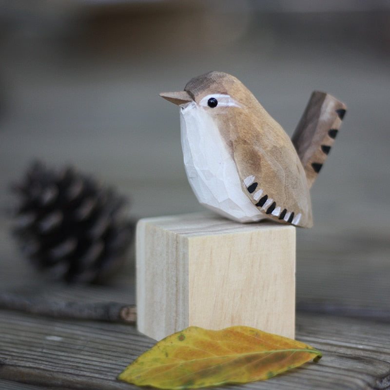 Uccelli in Legno Fatti a Mano - AuriBirds