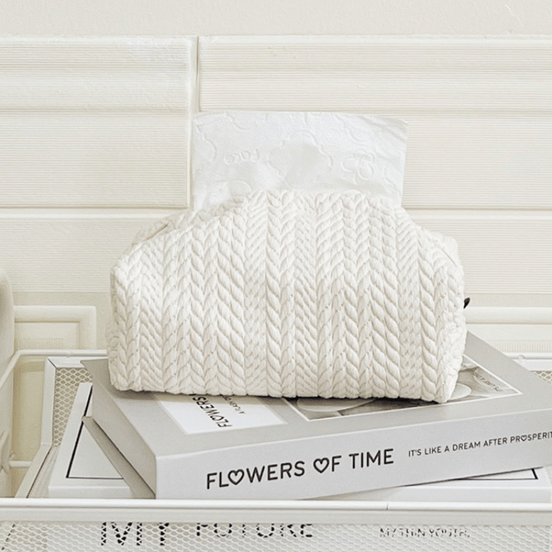 Hommfer – Boîte à Mouchoirs en Tissu Lavable
