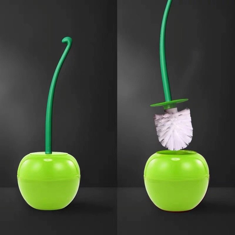 Hommfer – Brosse de Toilette Nordique Cerise avec Support Élégant