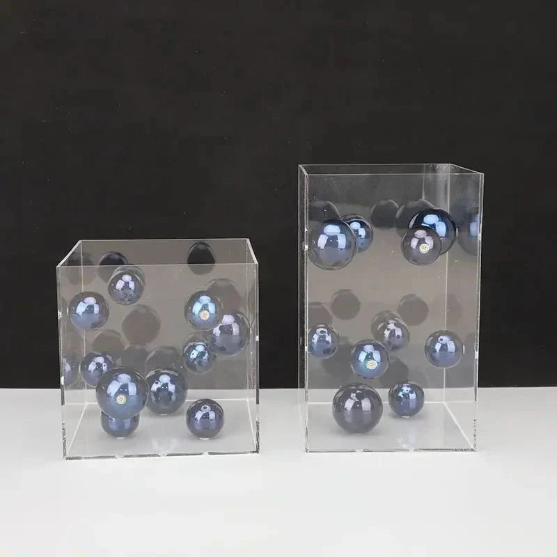 Hommfer – Cube Décoratif Art Sphères Flottantes