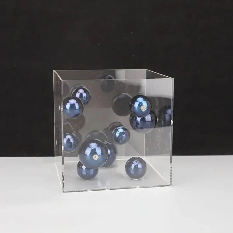 Hommfer – Cube Décoratif Art Sphères Flottantes