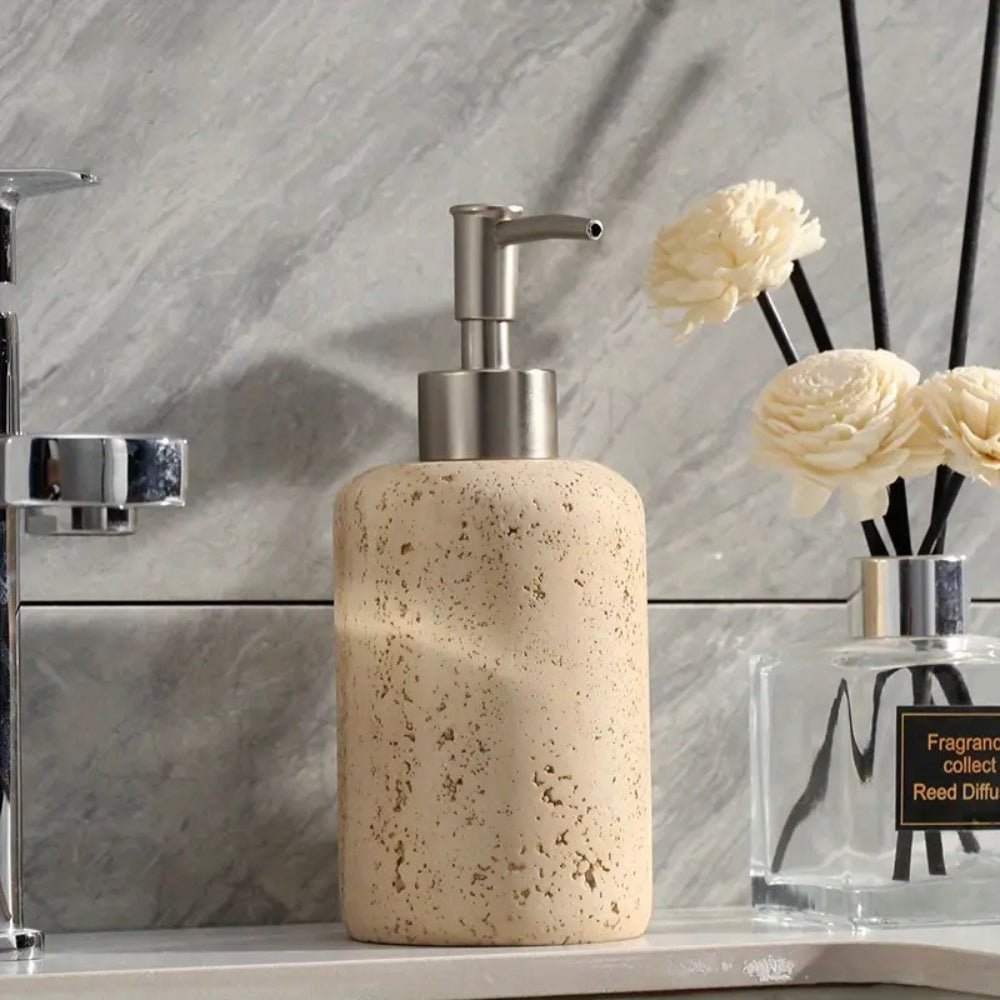 Hommfer - Distributeur de savon rechargeable pour la salle de bain