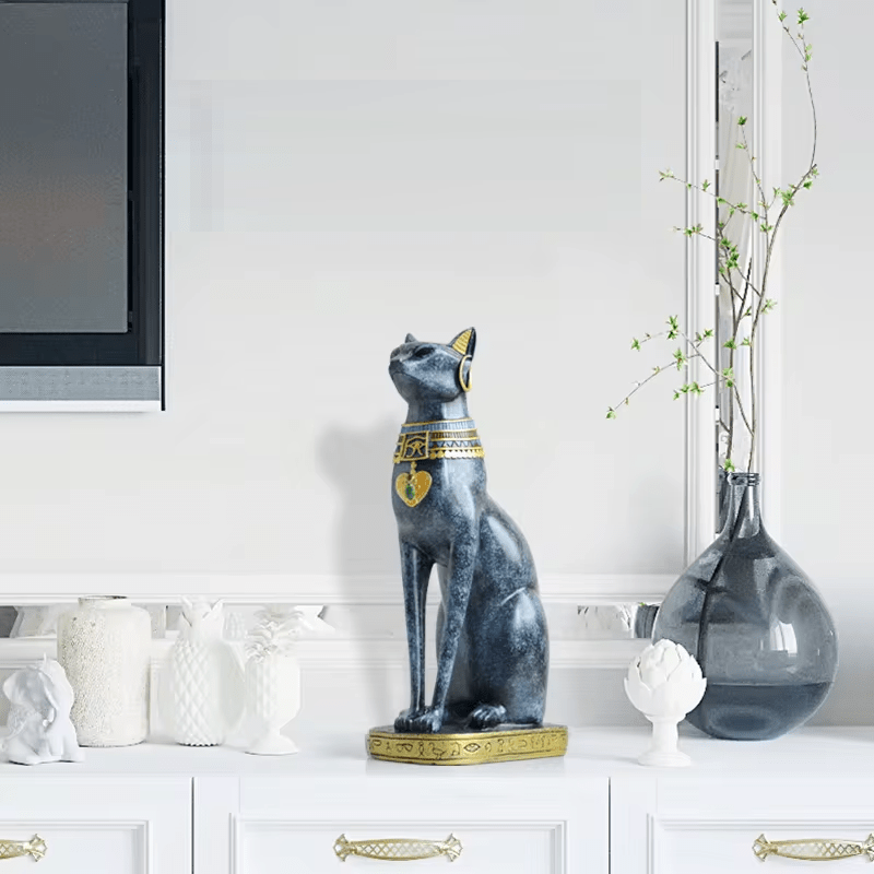 Hommfer - Figurine Chat Égyptien