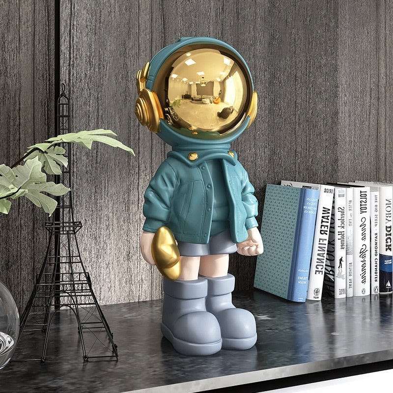 Hommfer - Figurines d'Astronautes Colorées en Résine au Design Moderne