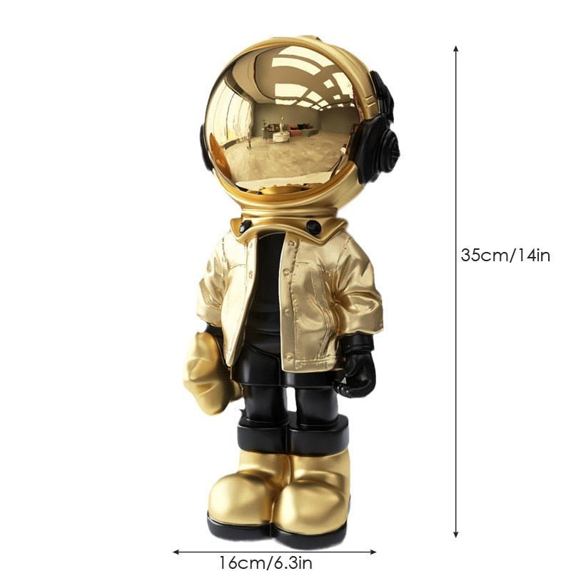 Hommfer - Figurines d'Astronautes Colorées en Résine au Design Moderne