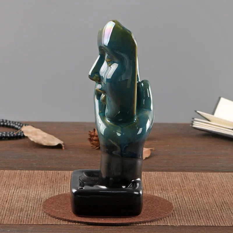 Hommfer – Porte-Encens Céramique Abstrait pour Cônes et Ambiance Relaxante