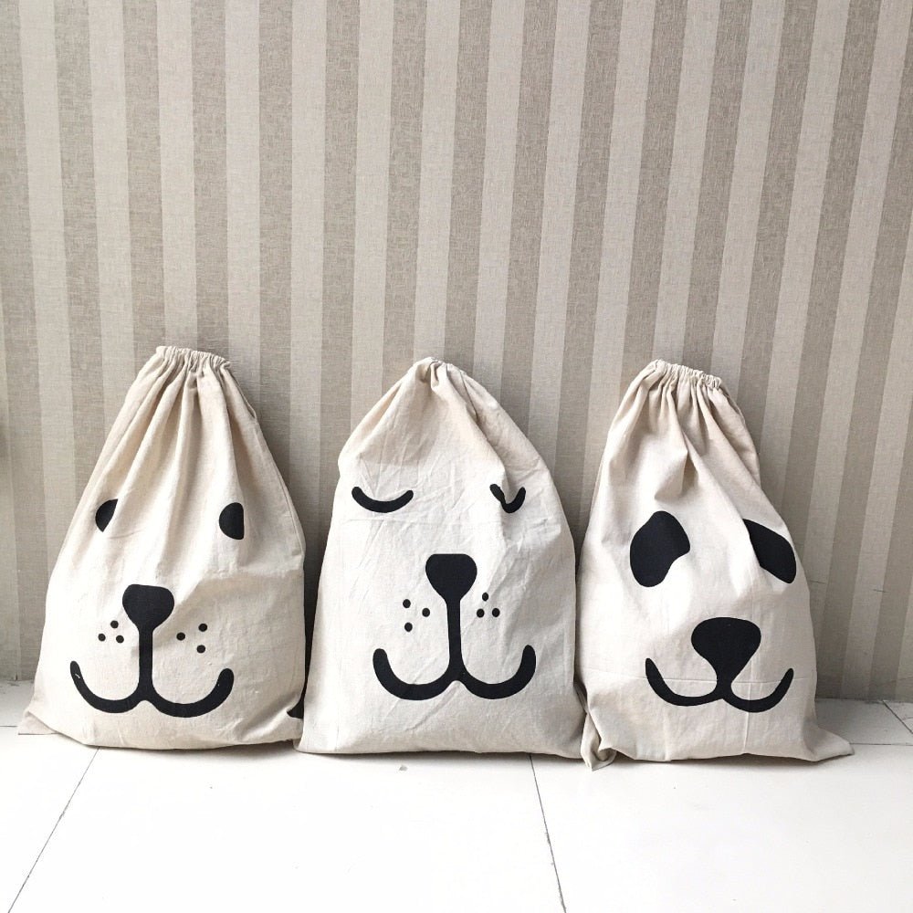 Hommfer – Sac de Rangement en Toile pour Enfants