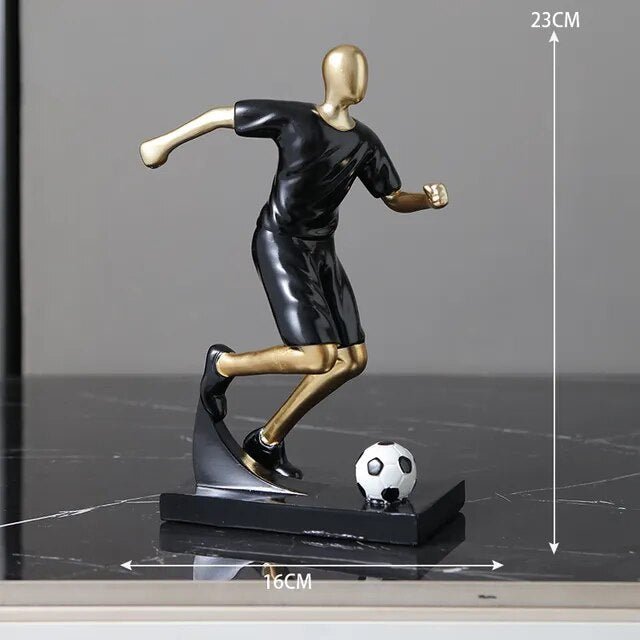 Hommfer – Sculpture Abstraite de Footballeur