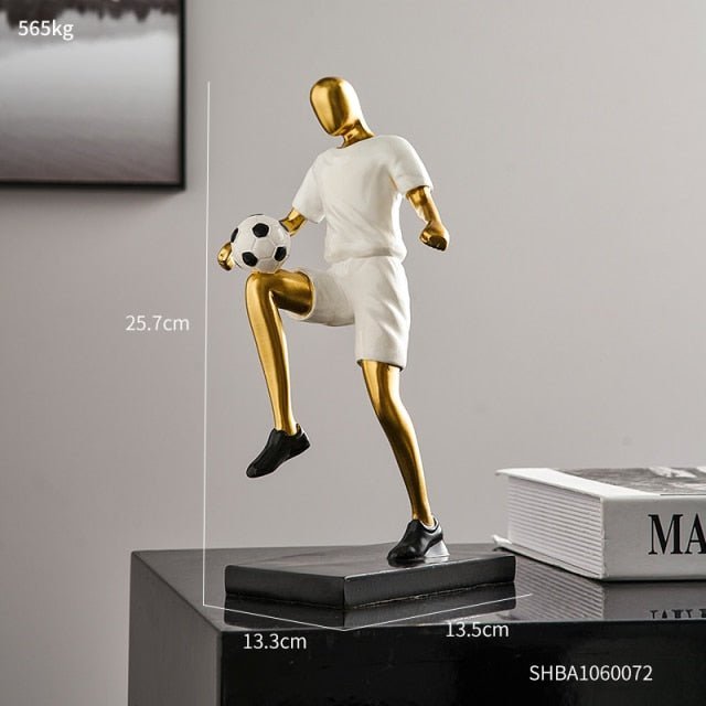 Hommfer – Sculpture Abstraite de Footballeur