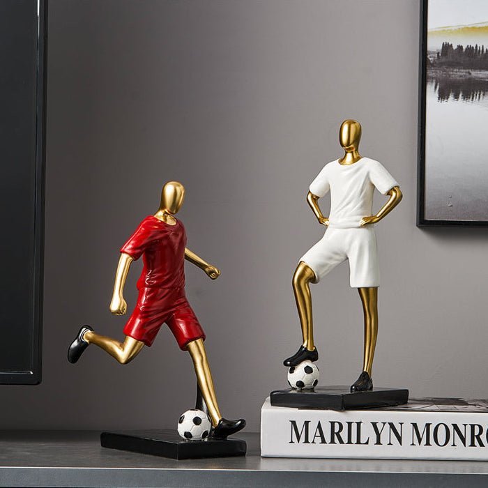Hommfer – Sculpture Abstraite de Footballeur