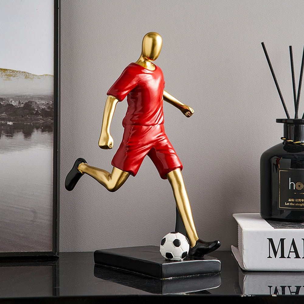 Hommfer – Sculpture Abstraite de Footballeur