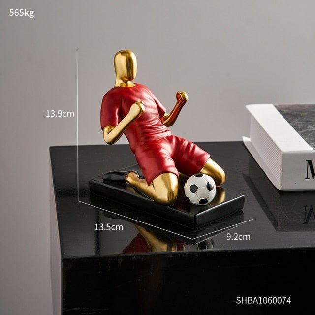 Hommfer – Sculpture Abstraite de Footballeur