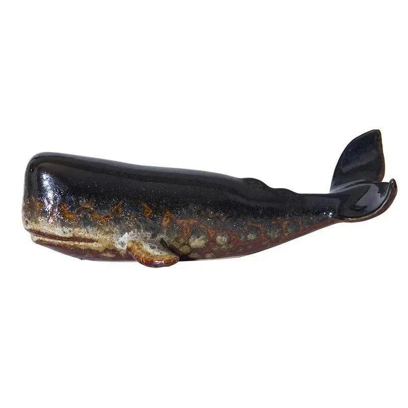 Hommfer – Sculpture Baleine en Porcelaine Bryn