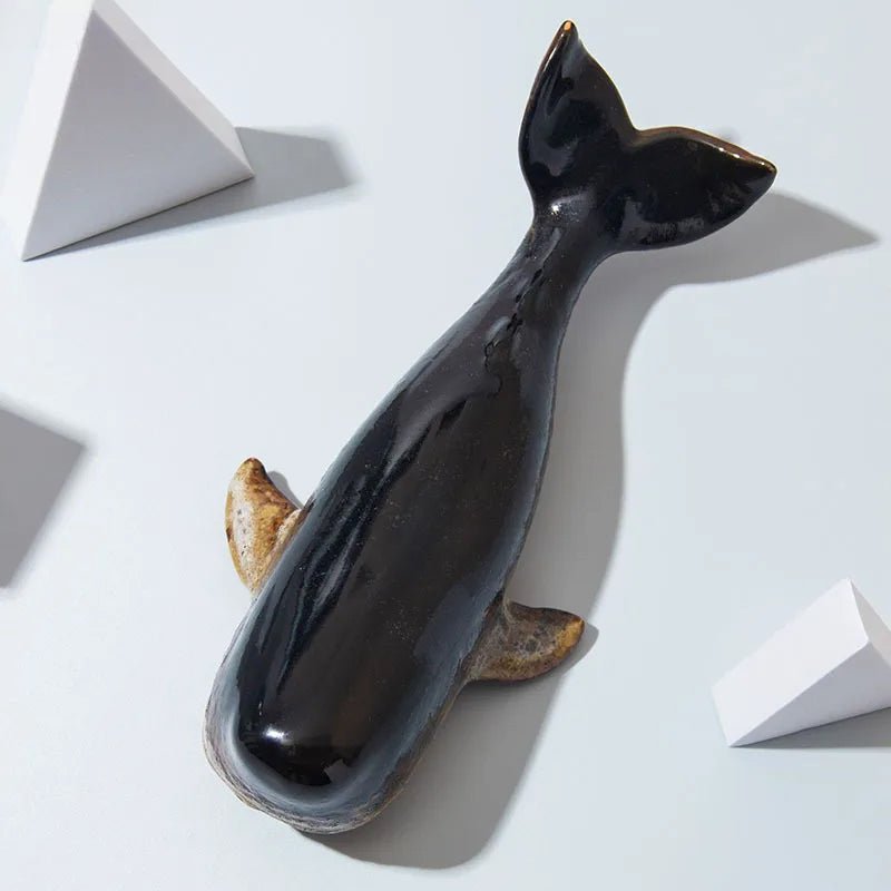 Hommfer – Sculpture Baleine en Porcelaine Bryn