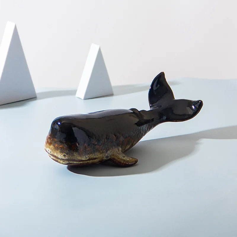 Hommfer – Sculpture Baleine en Porcelaine Bryn