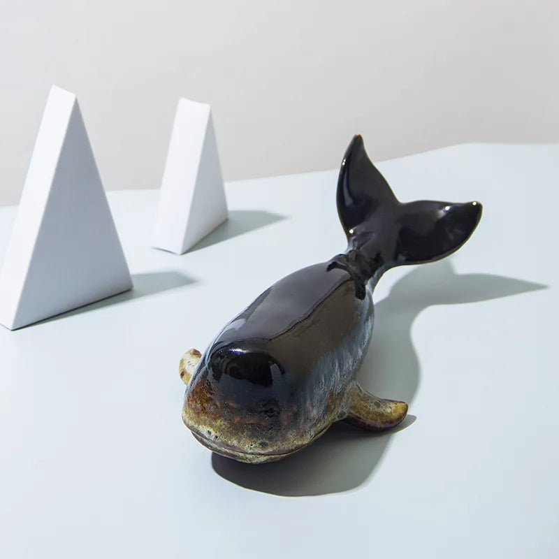 Hommfer – Sculpture Baleine en Porcelaine Bryn