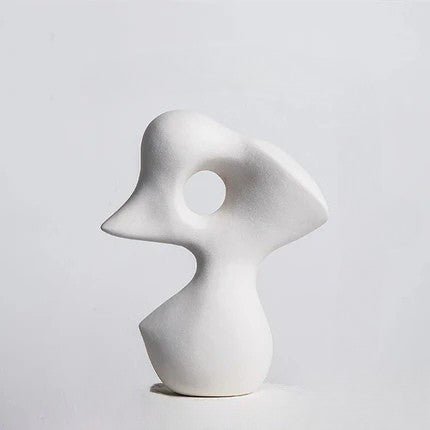 Hommfer – Sculpture Décorative Abstraite en Céramique