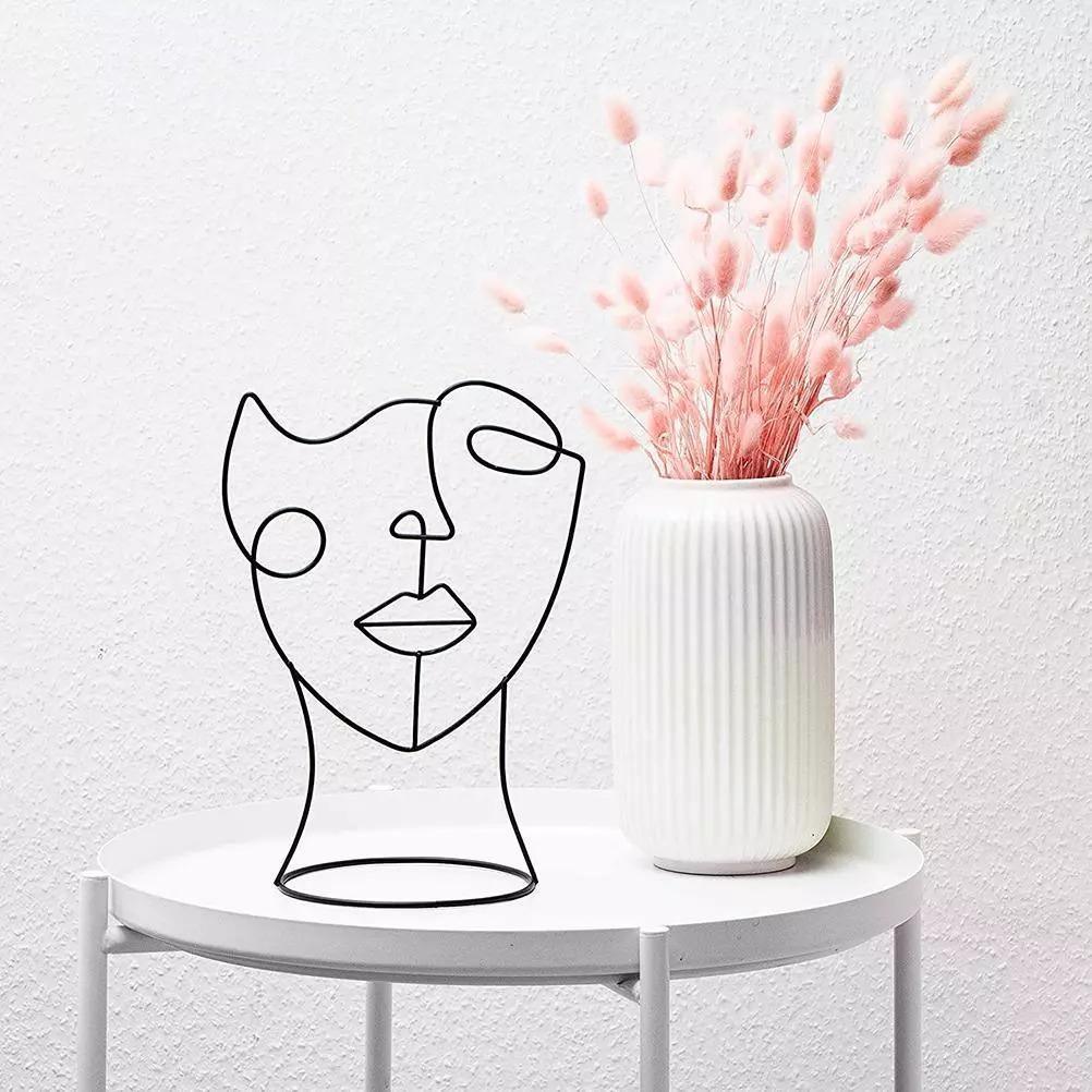 Hommfer – Sculpture Silhouette Abstraite en Fer
