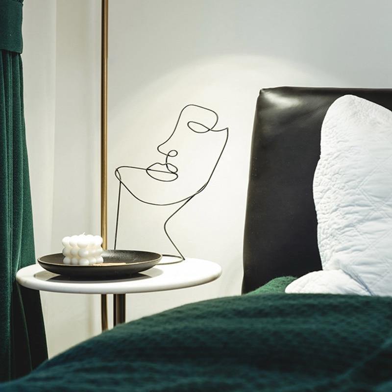 Hommfer – Sculpture Silhouette Abstraite en Fer