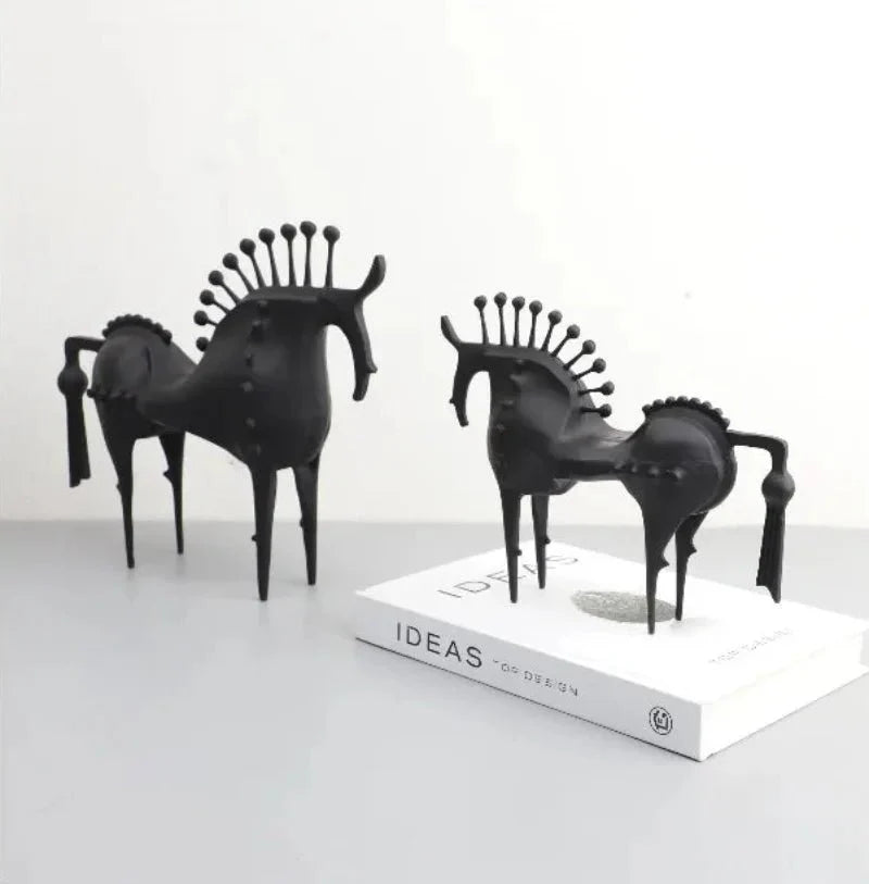 Hommfer – Sculptures de Chevaux Métalliques Équinoxe
