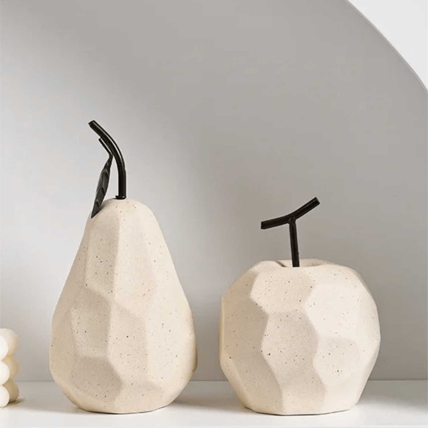Hommfer – Sculptures Fruits Géométriques Résine