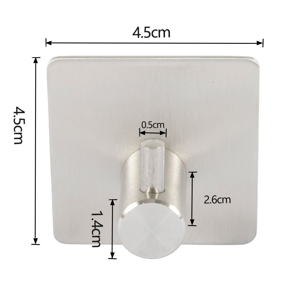 Hommfer - Set mit 5 Haken aus Edelstahl