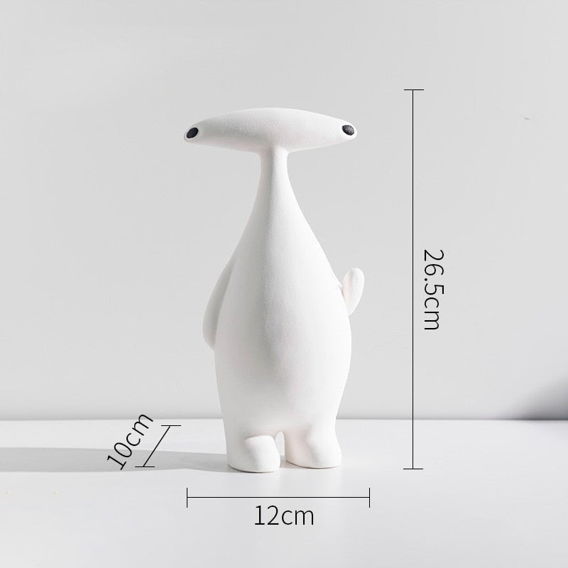 Hommfer – Statue Abstraite Minimaliste Les Amis en Résine