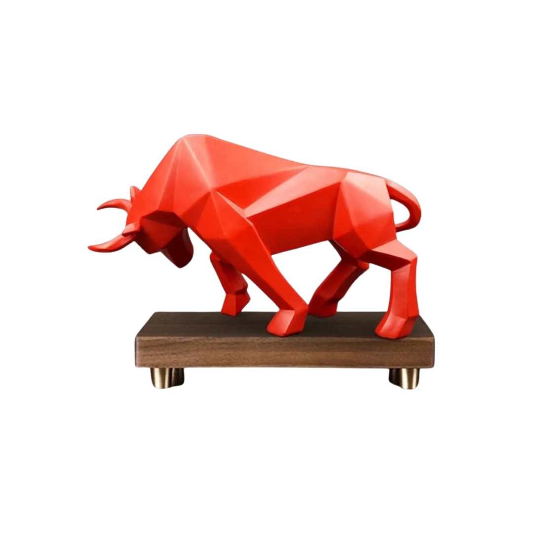 Hommfer – Statue de Taureau en Charge
