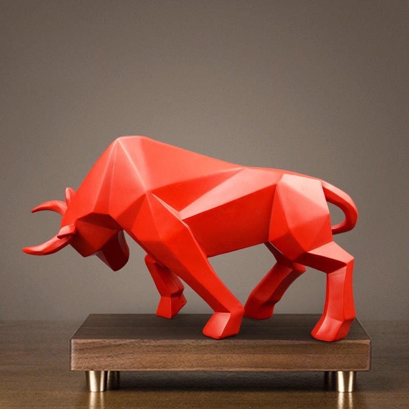 Hommfer – Statue de Taureau en Charge