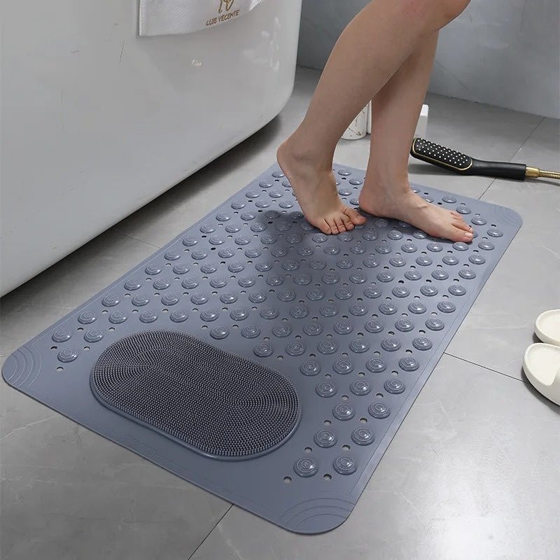 Hommfer – Tappeto doccia antiscivolo con pulisci piedi