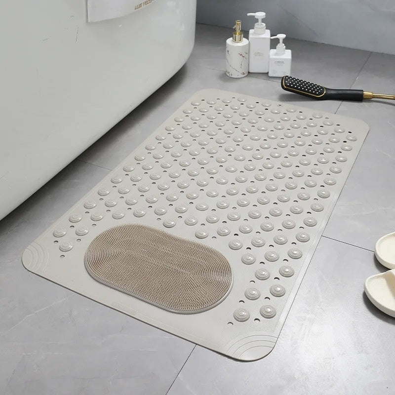 Hommfer – Tappeto doccia antiscivolo con pulisci piedi