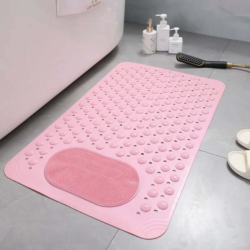 Hommfer – Tappeto doccia antiscivolo con pulisci piedi
