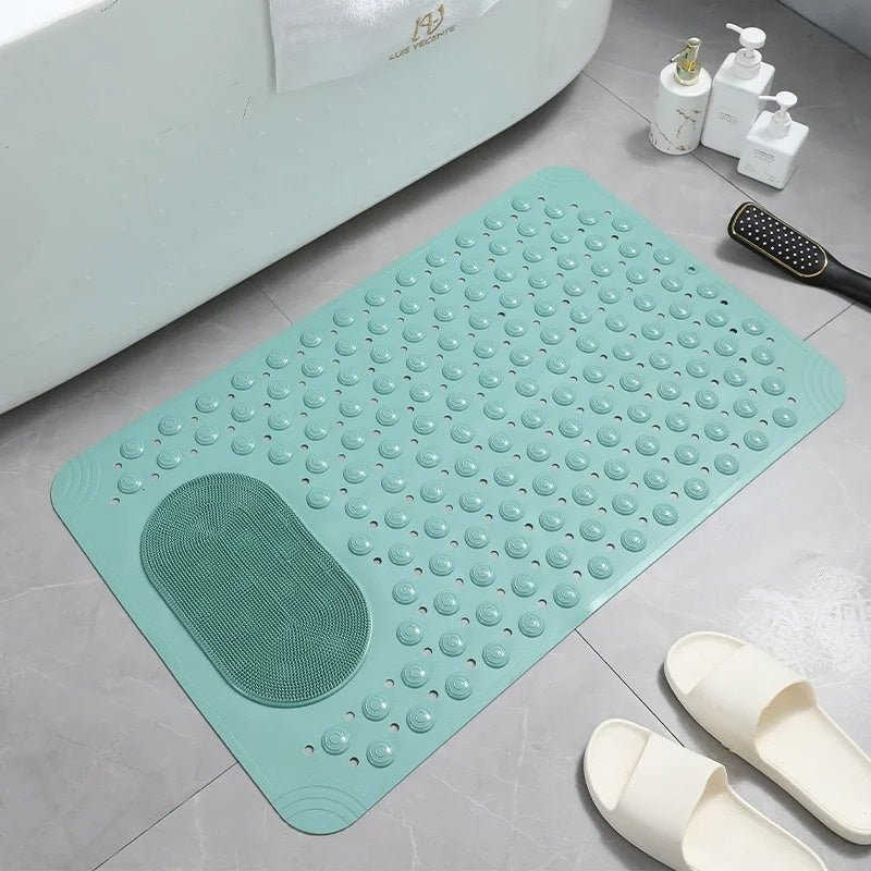 Hommfer – Tappeto doccia antiscivolo con pulisci piedi