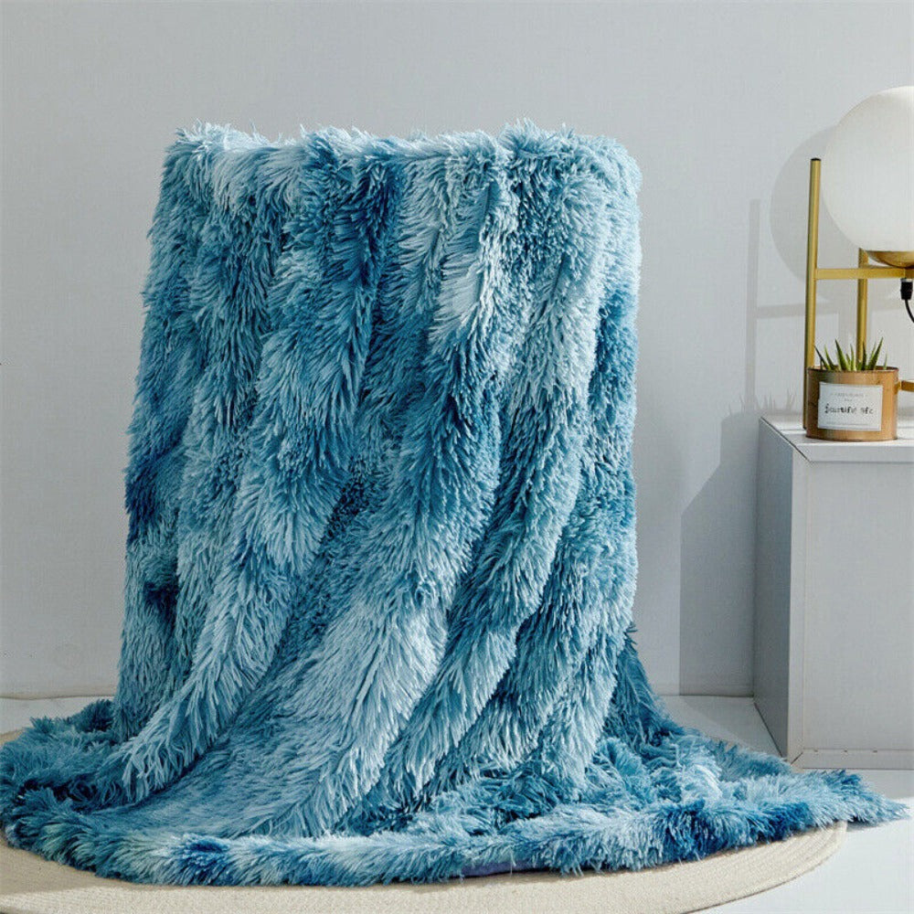Flauschige Kunstfell Decke