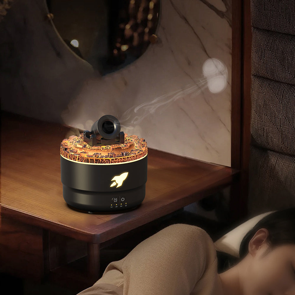 LavaGlow Aroma-Diffusor & Luftbefeuchter mit Nachtlicht